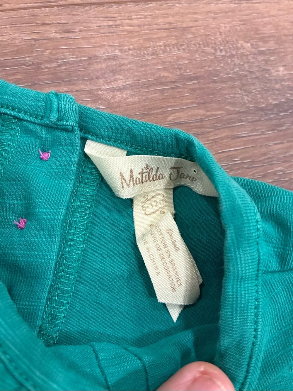 Matilda Jane Under The Leaves Dress Green Make Believe Holiday Christmas 6-12m